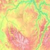 Wallowa County topographic map, elevation, terrain