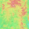Yeongyang-gun topographic map, elevation, terrain