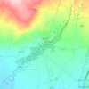 Milis topographic map, elevation, terrain