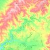 Clarendon topographic map, elevation, terrain