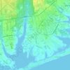 Village of Quogue topographic map, elevation, terrain
