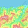 Daïra Beni Haoua topographic map, elevation, terrain