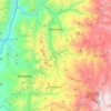 Salamina topographic map, elevation, terrain