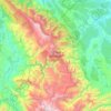 Parque Nacional Otishi topographic map, elevation, terrain
