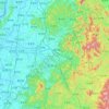 Wanju-gun topographic map, elevation, terrain