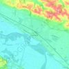 Marmande topographic map, elevation, terrain