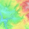 Lorcières topographic map, elevation, terrain