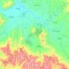 Espinar topographic map, elevation, terrain