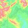 Theewaterskloof Ward 9 topographic map, elevation, terrain