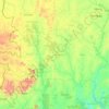 Woroba topographic map, elevation, terrain