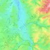 Lapalisse topographic map, elevation, terrain