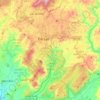 Đà Lạt topographic map, elevation, terrain