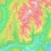Stenico topographic map, elevation, terrain