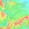 Veldurthi topographic map, elevation, terrain
