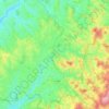 Communauté de communes Brionnais Sud Bourgogne topographic map, elevation, terrain