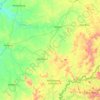 Setsoto Local Municipality topographic map, elevation, terrain