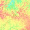 Logan County topographic map, elevation, terrain