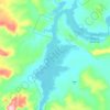 Welbedacht Dam topographic map, elevation, terrain
