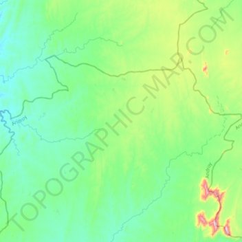 Maroviro topographic map, elevation, terrain