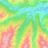 Arvier topographic map, elevation, terrain