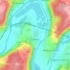 Luzancy topographic map, elevation, terrain