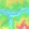 Charco del Aceite topographic map, elevation, terrain