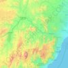 Rio Doce topographic map, elevation, terrain