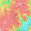 Fort Mitchell topographic map, elevation, terrain