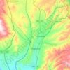 Chapulco topographic map, elevation, terrain