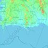 Rayong topographic map, elevation, terrain