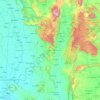 Phetchabun Province topographic map, elevation, terrain