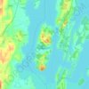 Isle La Motte topographic map, elevation, terrain