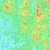 Yongin-si topographic map, elevation, terrain