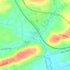 Christiana topographic map, elevation, terrain