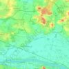 Loire-Authion topographic map, elevation, terrain