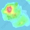 Inch topographic map, elevation, terrain