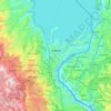 Bukavu topographic map, elevation, terrain