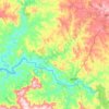 Cumari topographic map, elevation, terrain