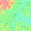 Wenceslau Guimarães topographic map, elevation, terrain