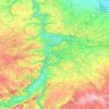 Praag topographic map, elevation, terrain