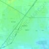 兴华路街道 topographic map, elevation, terrain