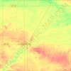 Blackford County topographic map, elevation, terrain