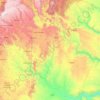 Guji topographic map, elevation, terrain