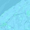 Oosterbierum topographic map, elevation, terrain