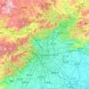 Peking topographic map, elevation, terrain