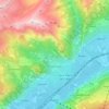 Chamoson topographic map, elevation, terrain