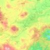 Morelia topographic map, elevation, terrain