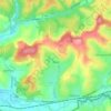 Bleid topographic map, elevation, terrain