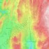 Le Petit-Abergement topographic map, elevation, terrain