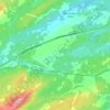 Glenville topographic map, elevation, terrain